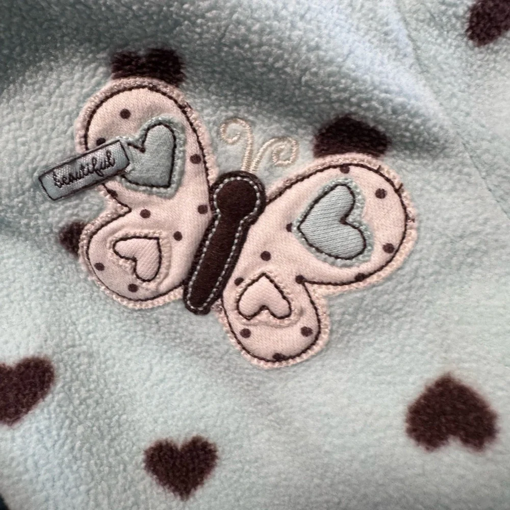 Carter's Mint Heart Hoodie for Kids